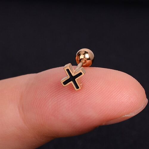 1Pcs Mini Stainless Steel Ear Tragus Cartilage Helix Piercin