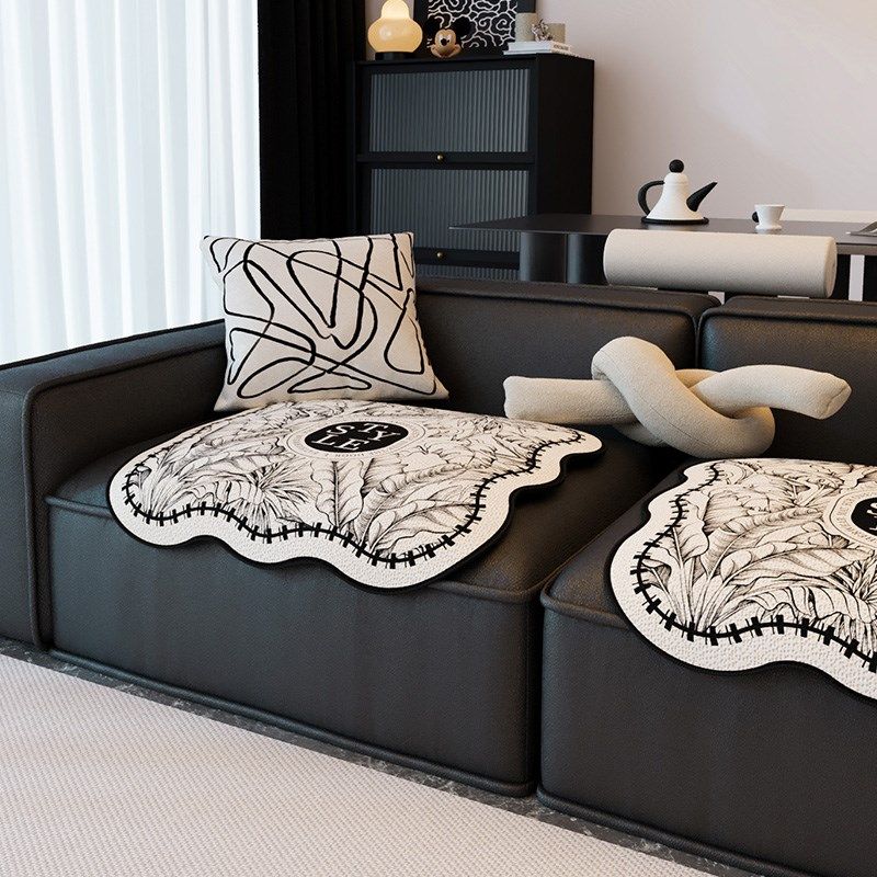 分片式沙发垫四季通用新款单人位一片式沙发坐垫固定防滑沙发盖布