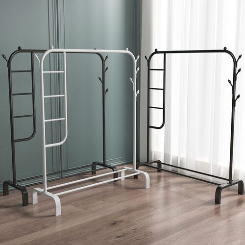 Clothes rack DIY simple folding clothes rack bedroom hangers
