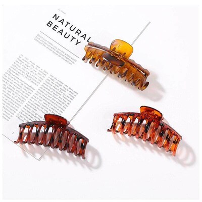 Hot Sale Solid Color Claw Clip Large Barrette Crab Hair Claw