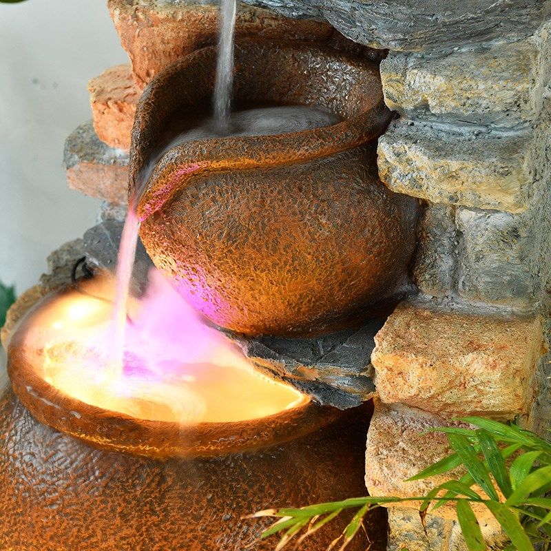 假山喷泉花园庭院阳台鱼池造景室内客厅装饰创意流水陶罐景观摆件,家居饰品,流水摆件,淘宝优惠券,粉丝福利购,淘宝优惠卷