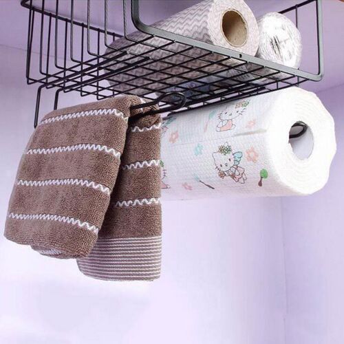 Kitchen Wrought Iron Storage Organizer Racks Closet Cabinet