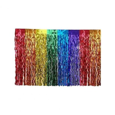 Table Skirt Waterproof Table Skirt Reusable Tinsel Fringe