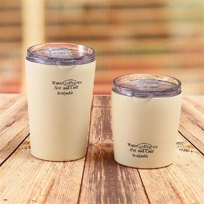 Fashion Thermal Cup Convenient Thermal Coffee Mug Letter