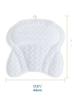 3D Mesh Spa Non-Slip Cushion Bath Tub Spa Pillow Bathtub Hea