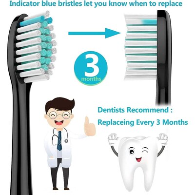 8Pcs Replacement Brush Heads Compatible with  Sonicare Diamo