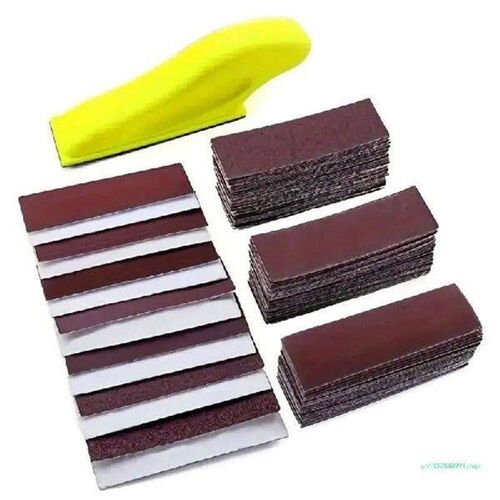 Essential Finger Sander Set 71pcs Sandpaper for Enthusiasts