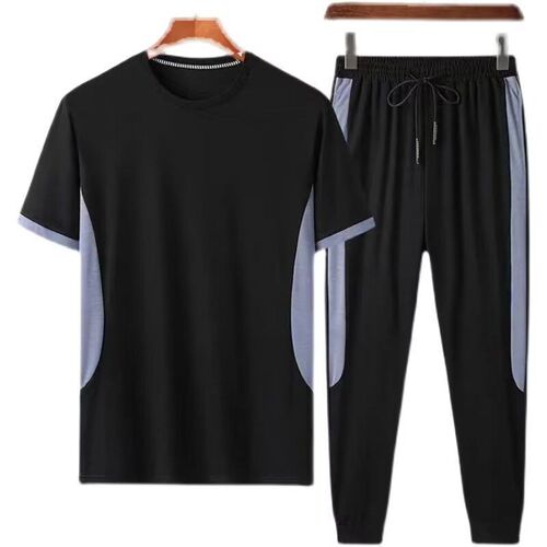 Mens Cool Two-piece Set Soft Sretch Thin Quick-drying rendy