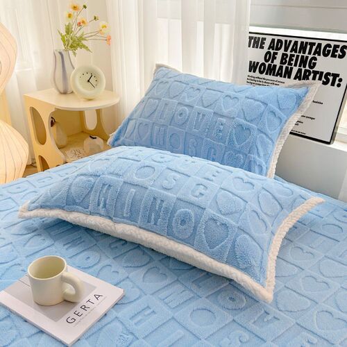 One-piece Anti-slip Thickened ral Fleece Bed Sheet ver Simmo