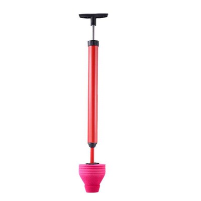 Toilet-specific plunger,  One Blast Clear  high-pressure air