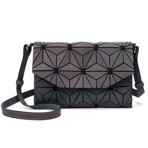 2022 Fashion Women Evening Bag Geometric Luminous Envelope W