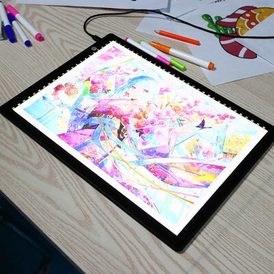 Yingke New Luminous Scale Copying Desk A4 Copying Board Magn