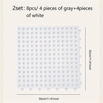 1set/2set/3set- Shower Room Floor Mat, Bathroom Non-slip Mat