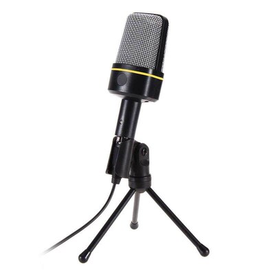 new2024 Professional SF-920 3.5mm Jack Wired Tripod Micropho