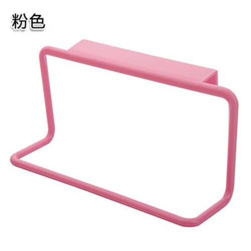 1Pcs Plastic Hanging Holder Towel Rack Multifunction Cupboar