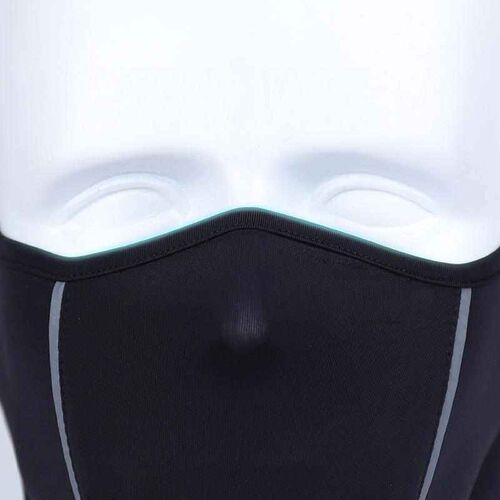 Reflective Strip Design Ice Silk Neck Gaiter Outdoor Dust Su
