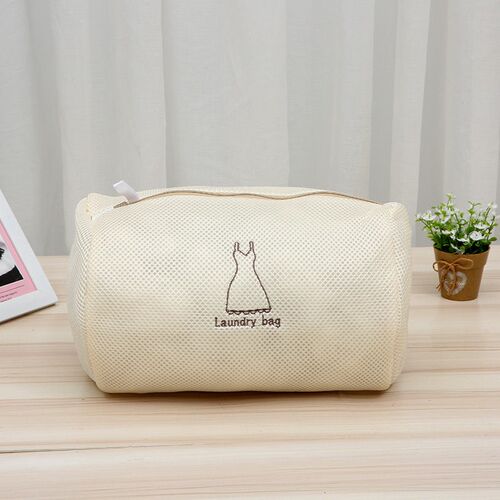 6 pcs/set Beige Mesh Laundry Bag Dirty Clothes Underwear Bra