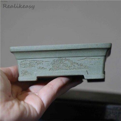 2025 Purple Clay Flower Pot Chinese Square Flower Pot