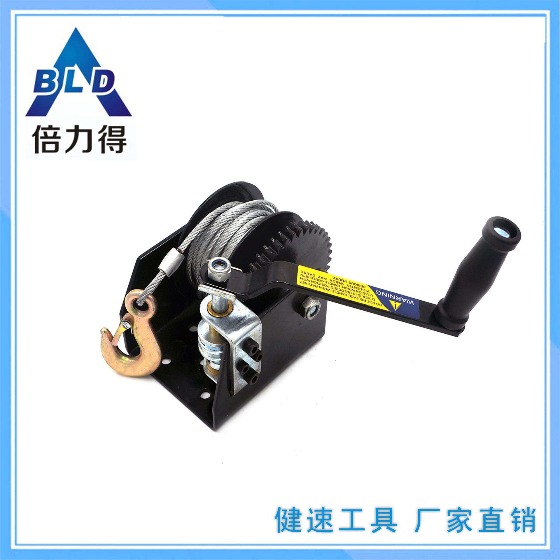 涡轮绞盘水线绞盘手动绞盘六角手柄养鸡场专用 养殖工具