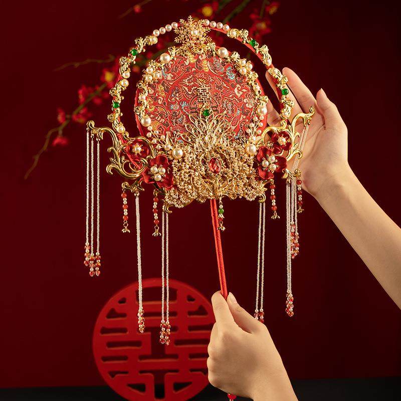 并蒂荣华新款中式秀禾婚扇古风手工成品团扇新娘出嫁结婚扇手捧花,鲜花速递/花卉仿真/绿植园艺,割草机/草坪机,淘宝优惠券,粉丝福利购,淘宝优惠卷