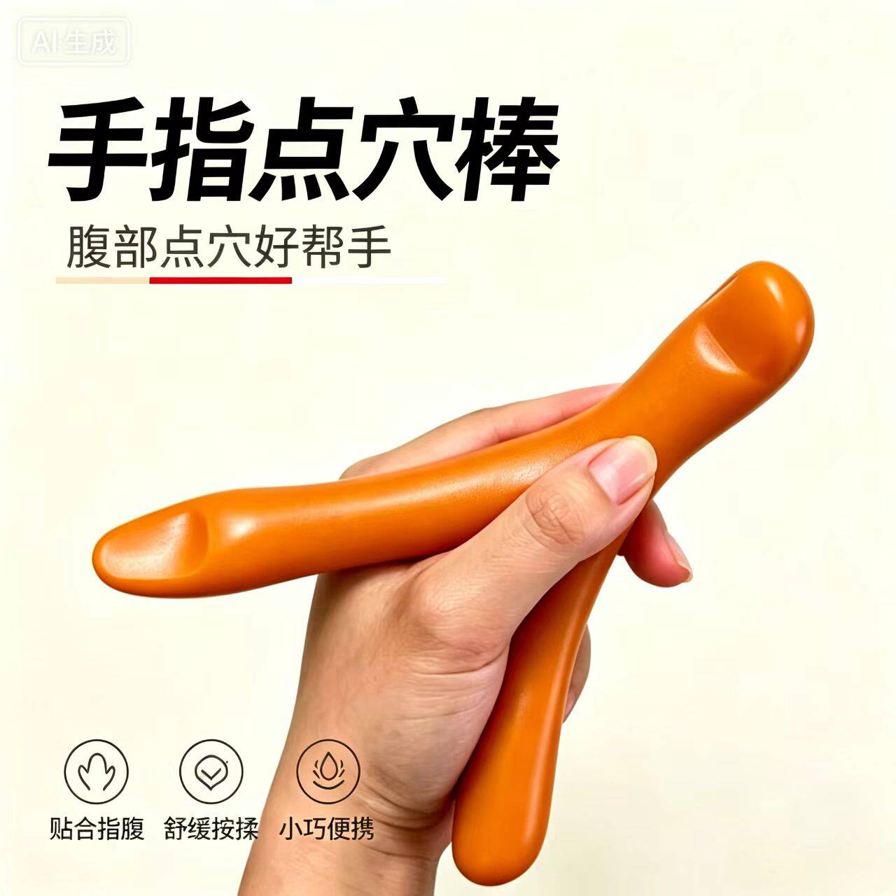 腹部点穴棒足底按摩拨筋棒省力