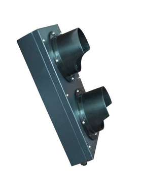 100mm红黄绿双透镜 LED交通灯2灯组合 缩小型红灯指示灯