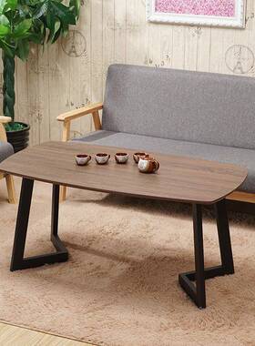 北欧实木形茶几约客厅小户型创意椭58422圆小桌方形子家用组合简