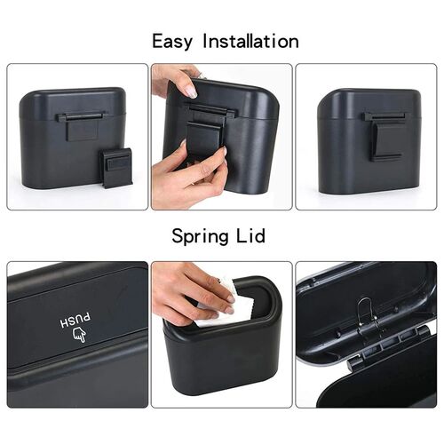 Car Trash Can Car Seat Back Door Hanging Storage Box Multi-f