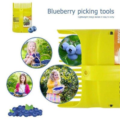 Portable Berry Picker Fruit Picker Comb Rakes Picking Fruit