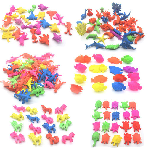 100Pcs/50Pcs Water Growing Toys Ocean Forest Animals Magic E