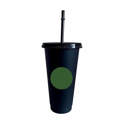 700ml Straw Cup With Lid With Logo Coffee Cup Reusable Cups