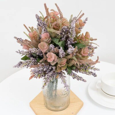 Artificial Foam Lavender Flower Wedding Home Fall Decoration