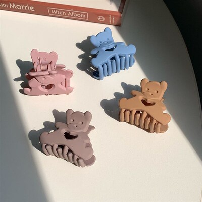 1 pc HOT Korean Kawaii Bear Hair Clip Claw Clamp for Women G