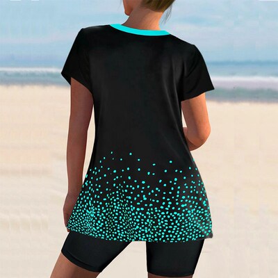 S-6XL 3 Piece Tankini Swimsuits For Women Bathing Suit ops W