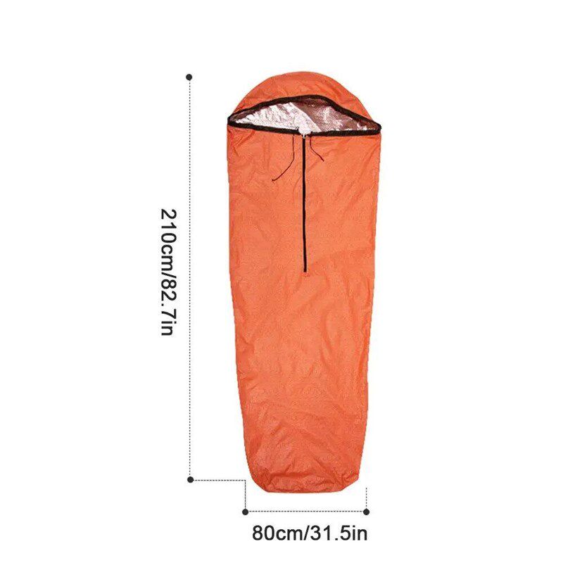 TOMSHOO Emergency Sleeping Bag Lightweight Waterproof Heat R
