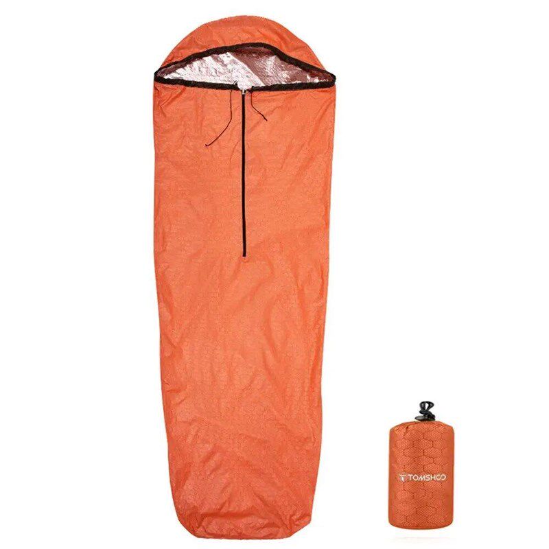 TOMSHOO Emergency Sleeping Bag Lightweight Waterproof Heat R
