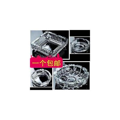 The European glass ashtray individuality creative crystal