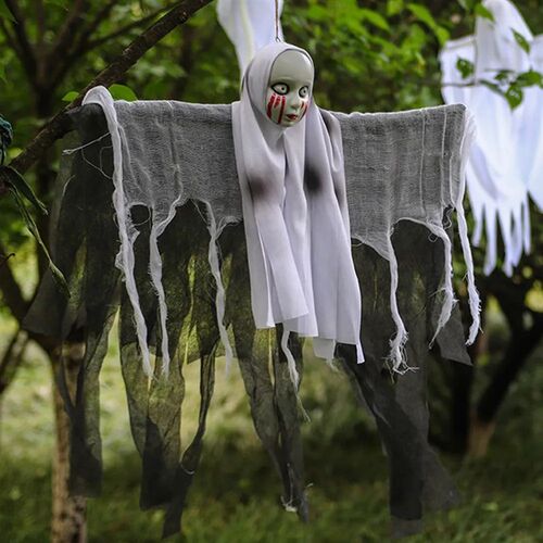 Halloween Horror Skull Hanging Decorations Ghost Outdoor Hau