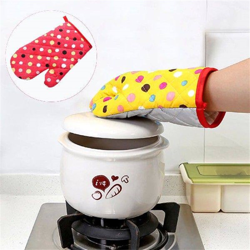 Microwave Glove Potholder Bakeware Heat Resistant Padded - 实物图