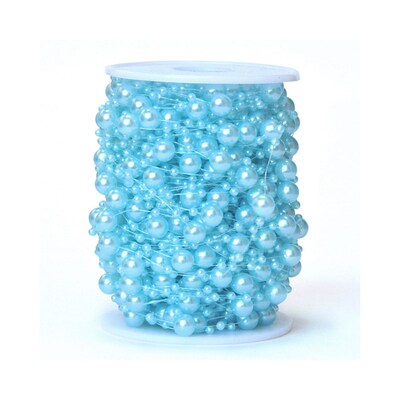 5 Meters Artificial Pearls Beads Chain Garland Flowers DIY W