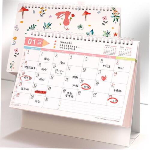 Calendar 2024 Table Desk Monthly Small Office Calender Daily