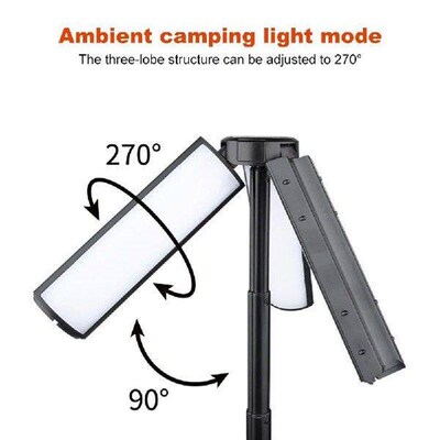 3000mAh Telescopic Camping Light with Stand Portable