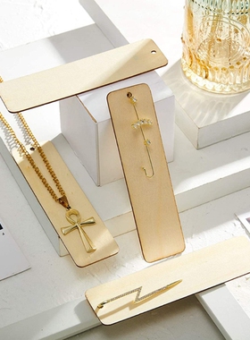 Wood Bookmark Bulk Blank Bookmarks with Ropes Wooden Book Ma