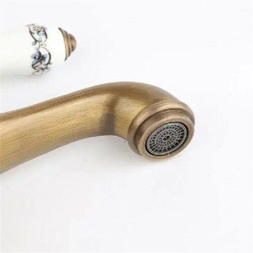 Deck Mounted Bathroom Sink Faucet Single Lever Control One