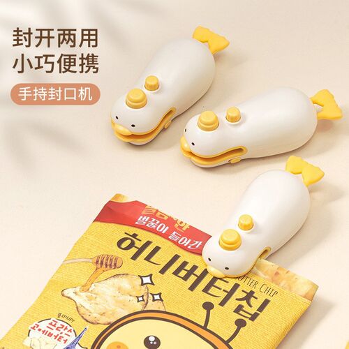 Mini Sealing Machine Seal Clips Snack Sealer Household Porta