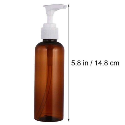 10 Pcs Pump Lotion Bottle with Round Shoulder Spigot Liquid