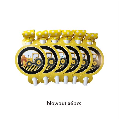construction vehicle party decorations cars dispble table