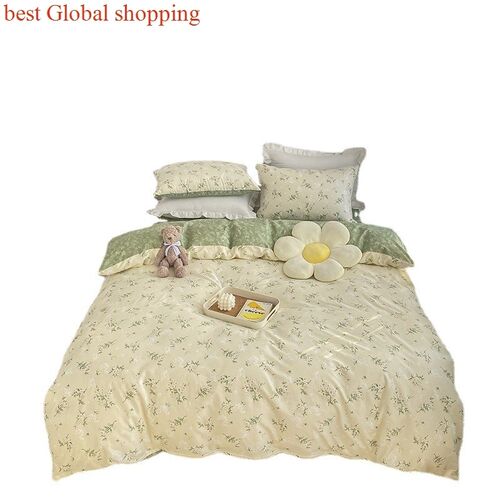 Quilt Bedsheet Bedcovers Sheets Bed Set Bedding Cover四件套