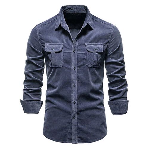 Menswear Autumn Cotton Basic Japanese Corduroy Business Slim