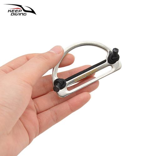 31不锈钢5CM织带固定扣快速移动定位调节扣D形环日字扣背飞侧挂